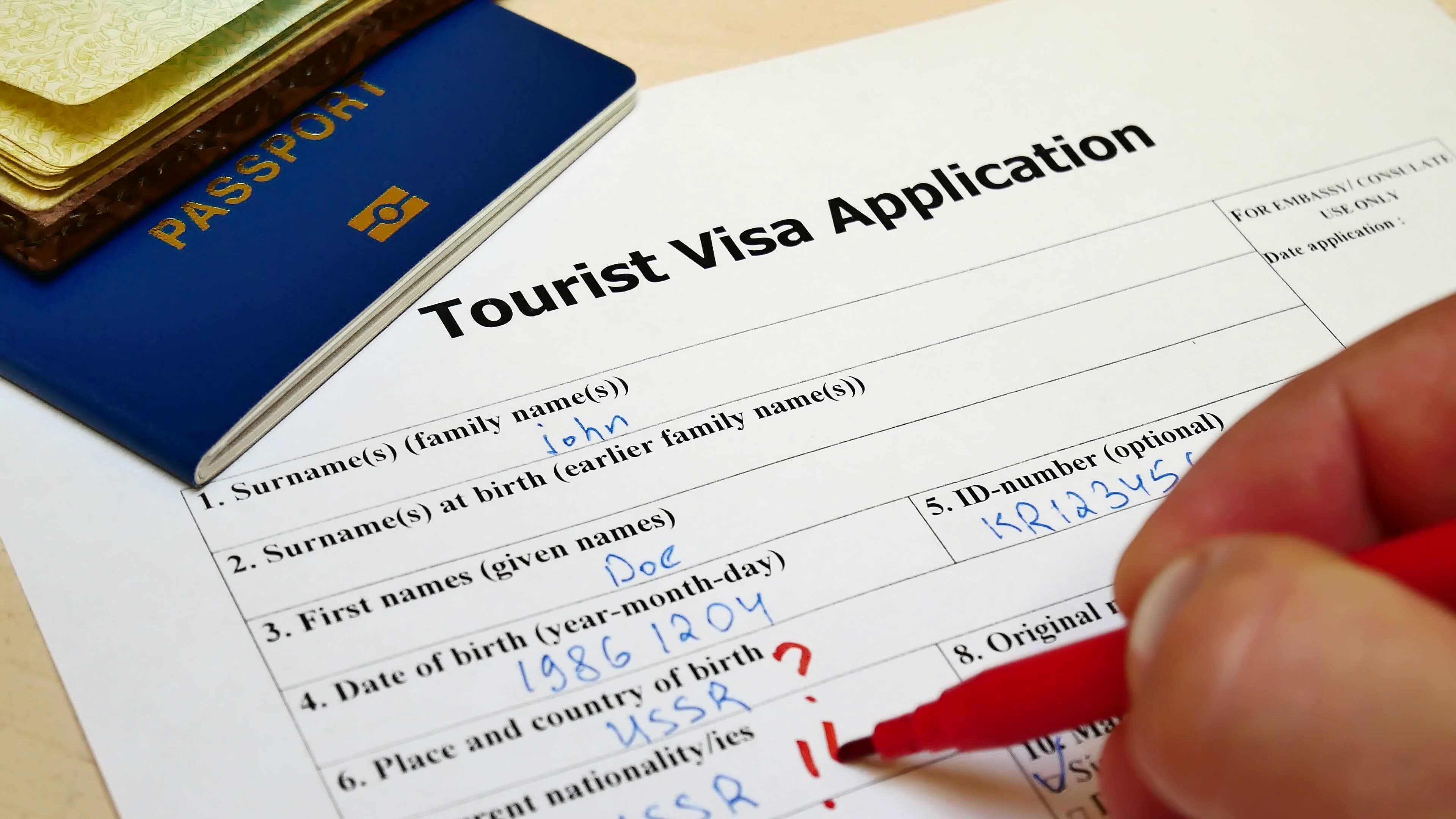 Tourist Visa Application Process